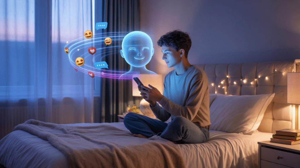 Digital Best Friend With AI alt text